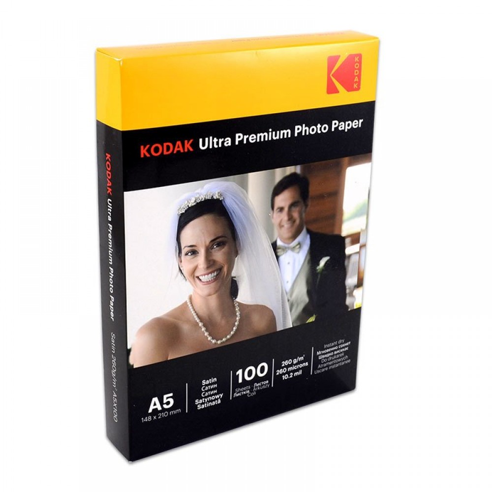 Kodak Ultra Premium Glossy,Parlak 15x21 260Gr/m² Fotoğraf Kağıdı 100 Yaprak